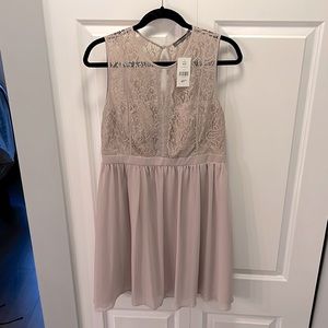 Brand new with tags Suzy Shier lace and chiffon dress